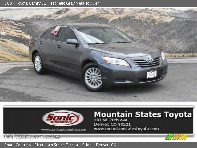 2007 Toyota Camry LE in Magnetic Gray Metallic