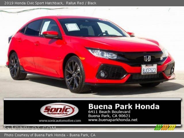 2019 Honda Civic Sport Hatchback in Rallye Red