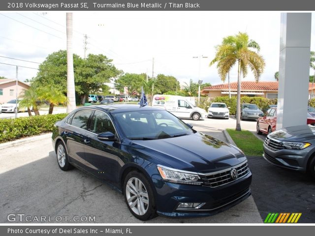 2018 Volkswagen Passat SE in Tourmaline Blue Metallic