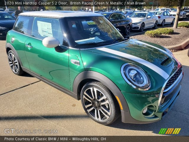 2020 Mini Hardtop Cooper S 2 Door in British Racing Green IV Metallic