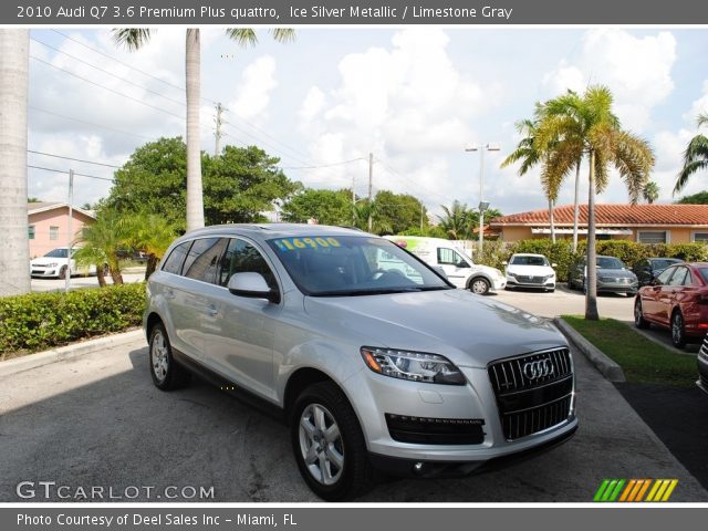 2010 Audi Q7 3.6 Premium Plus quattro in Ice Silver Metallic