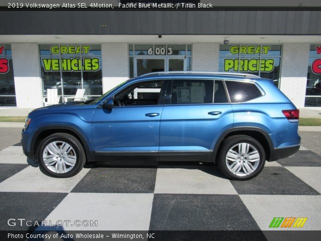 2019 Volkswagen Atlas SEL 4Motion in Pacific Blue Metallic