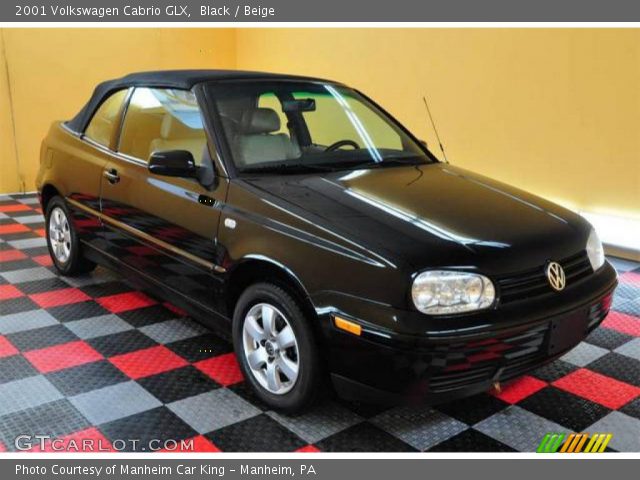 2001 Volkswagen Cabrio GLX in Black