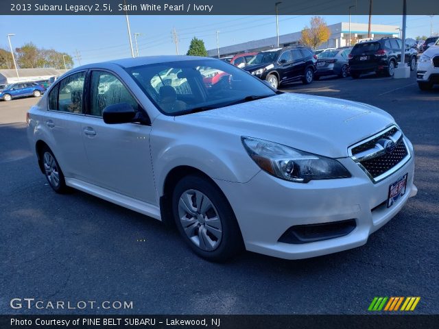 2013 Subaru Legacy 2.5i in Satin White Pearl
