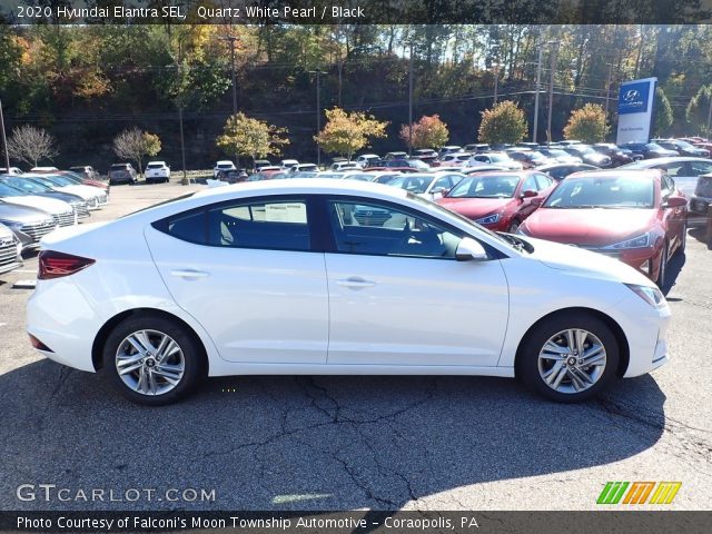 2020 Hyundai Elantra SEL in Quartz White Pearl