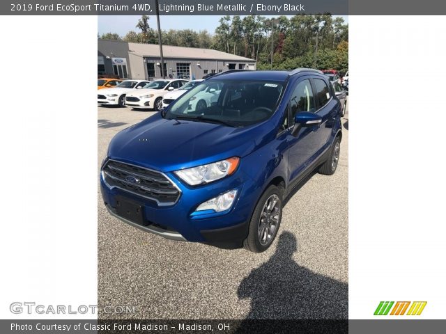 2019 Ford EcoSport Titanium 4WD in Lightning Blue Metallic