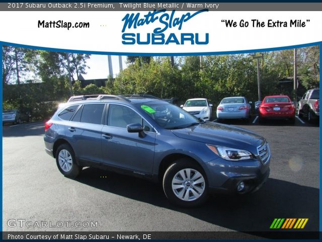 2017 Subaru Outback 2.5i Premium in Twilight Blue Metallic