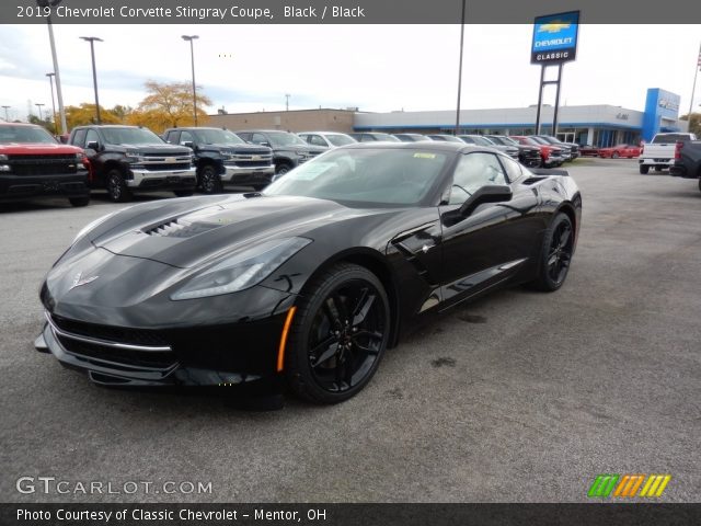 2019 Chevrolet Corvette Stingray Coupe in Black