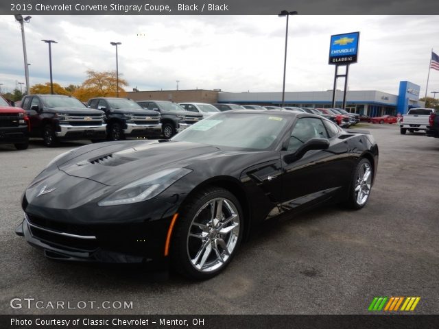 2019 Chevrolet Corvette Stingray Coupe in Black