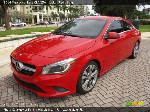 2014 Mercedes-Benz CLA 250 in Jupiter Red