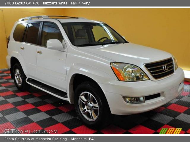 2008 Lexus GX 470 in Blizzard White Pearl