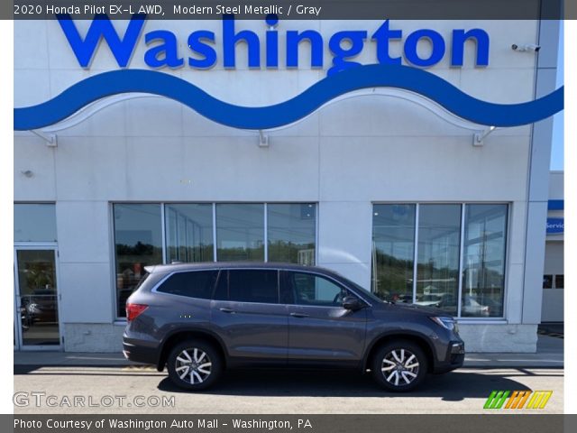 2020 Honda Pilot EX-L AWD in Modern Steel Metallic