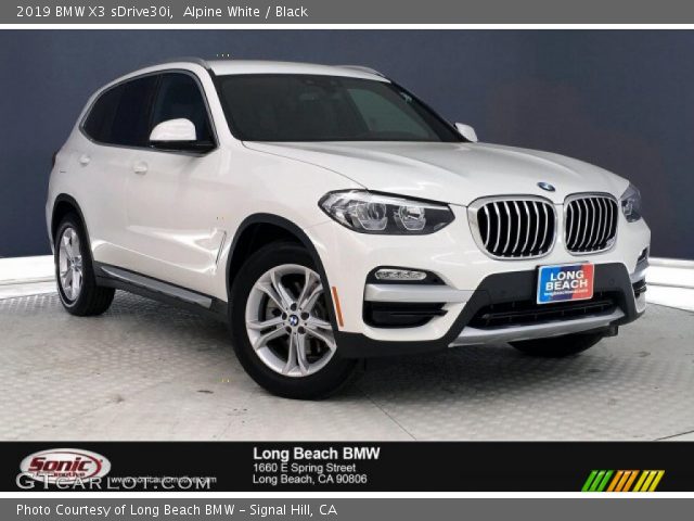 2019 BMW X3 sDrive30i in Alpine White
