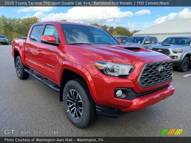 2020 Toyota Tacoma TRD Sport Double Cab 4x4 in Barcelona Red Metallic