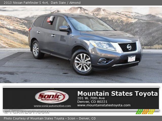 2013 Nissan Pathfinder S 4x4 in Dark Slate