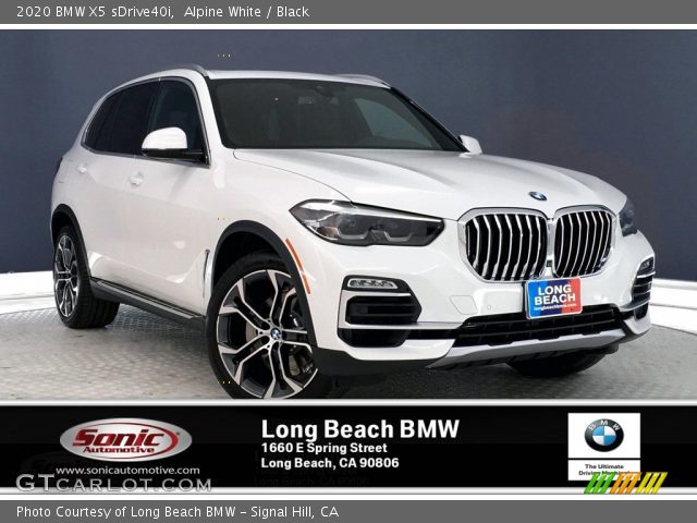 2020 BMW X5 sDrive40i in Alpine White