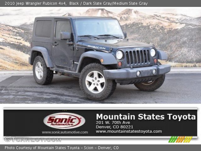2010 Jeep Wrangler Rubicon 4x4 in Black