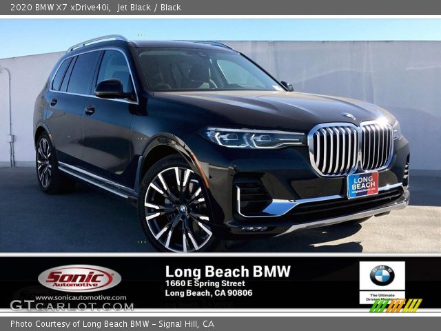 2020 BMW X7 xDrive40i in Jet Black