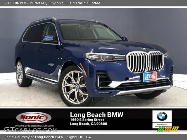 2020 BMW X7 xDrive40i in Phytonic Blue Metallic