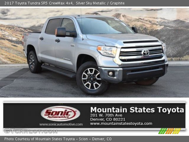 2017 Toyota Tundra SR5 CrewMax 4x4 in Silver Sky Metallic