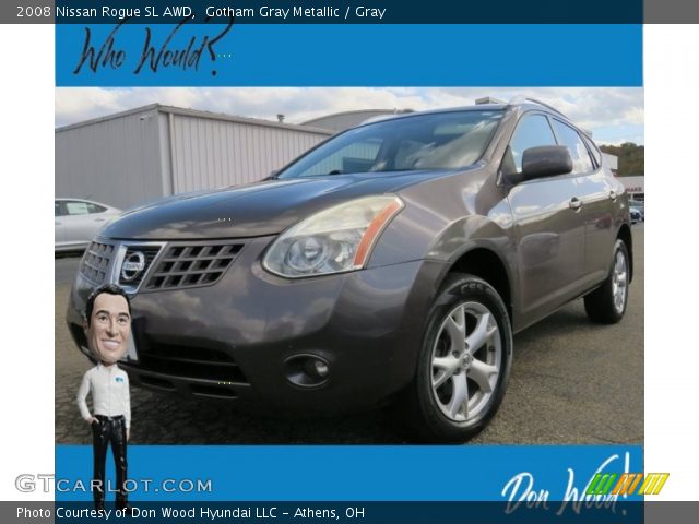 2008 Nissan Rogue SL AWD in Gotham Gray Metallic