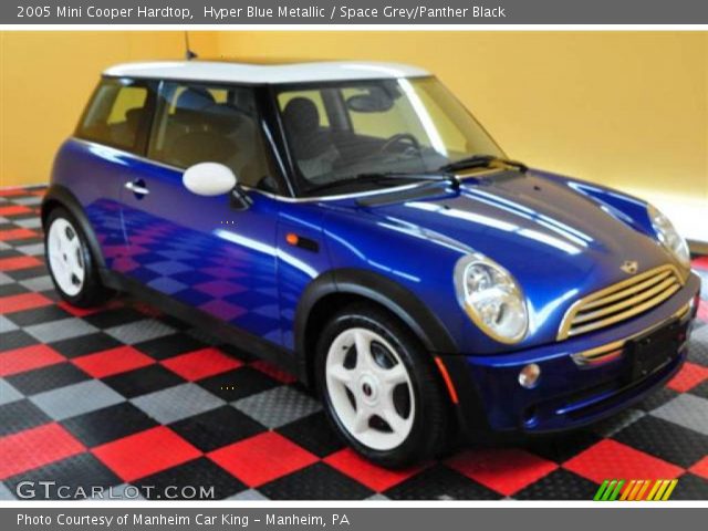 2005 Mini Cooper Hardtop in Hyper Blue Metallic