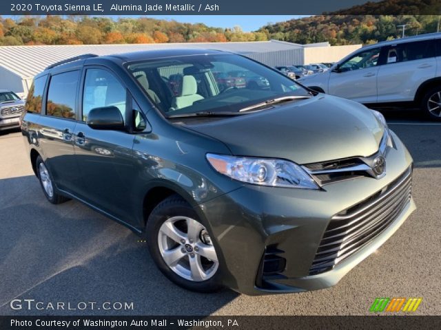 2020 Toyota Sienna LE in Alumina Jade Metallic