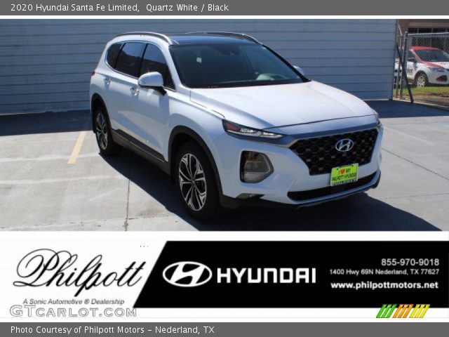 2020 Hyundai Santa Fe Limited in Quartz White