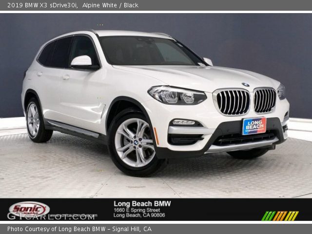2019 BMW X3 sDrive30i in Alpine White