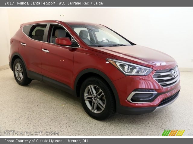 2017 Hyundai Santa Fe Sport FWD in Serrano Red