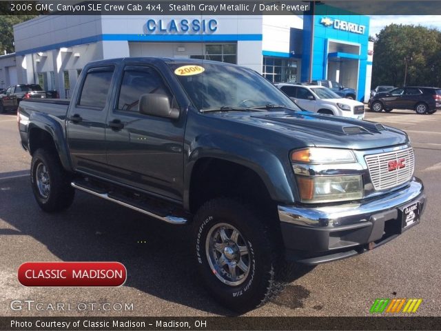 2006 GMC Canyon SLE Crew Cab 4x4 in Stealth Gray Metallic