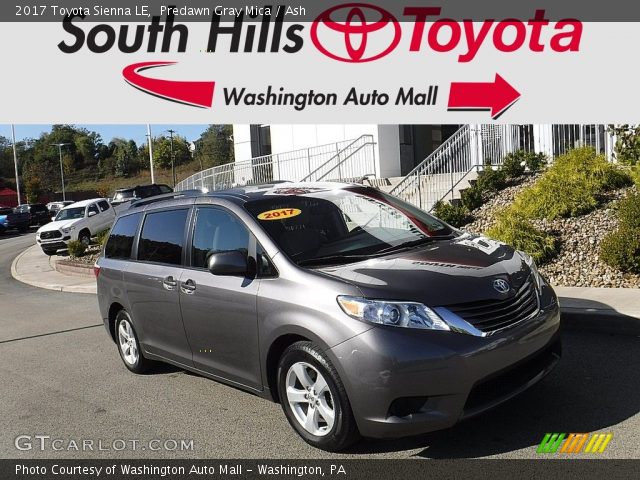 2017 Toyota Sienna LE in Predawn Gray Mica