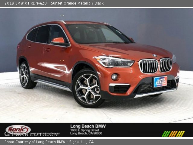 2019 BMW X1 xDrive28i in Sunset Orange Metallic