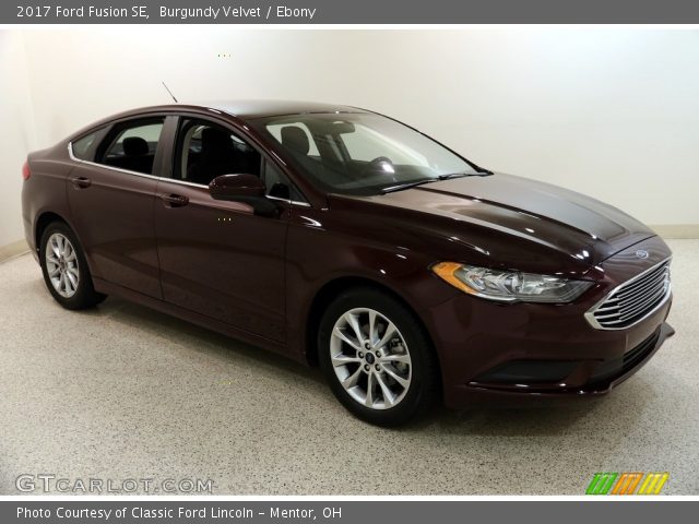 2017 Ford Fusion SE in Burgundy Velvet