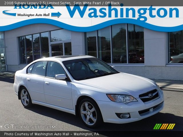 2008 Subaru Legacy 2.5i Limited Sedan in Satin White Pearl