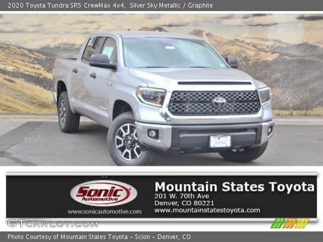 2020 Toyota Tundra SR5 CrewMax 4x4 in Silver Sky Metallic