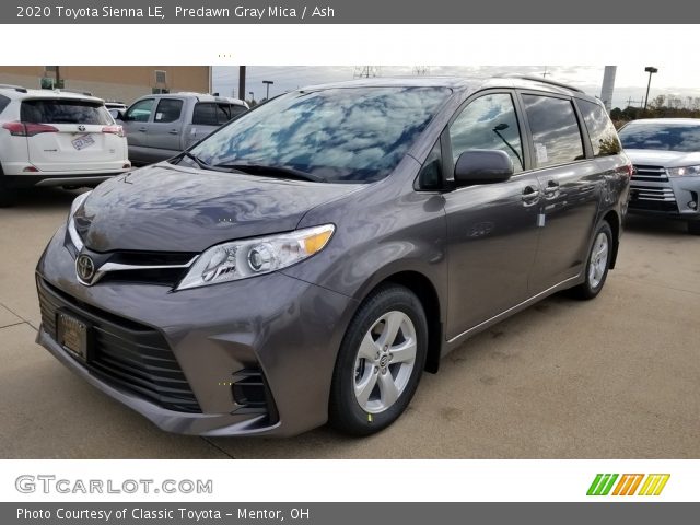 2020 Toyota Sienna LE in Predawn Gray Mica