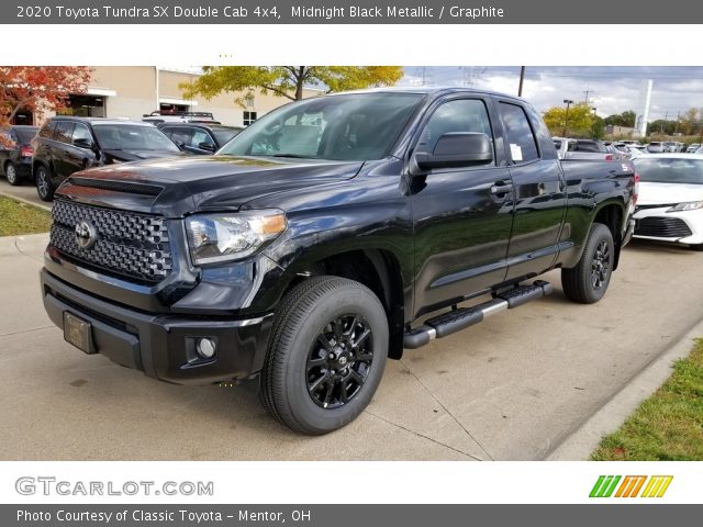 2020 Toyota Tundra SX Double Cab 4x4 in Midnight Black Metallic