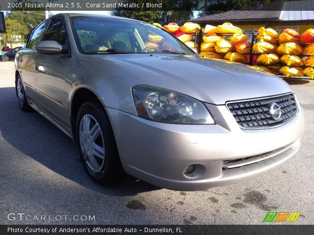 2005 Nissan Altima 2.5 S in Coral Sand Metallic