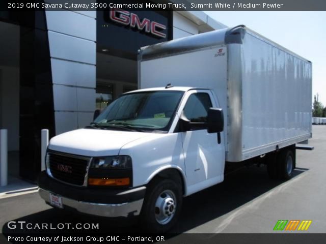 2019 GMC Savana Cutaway 3500 Commercial Moving Truck in Summit White