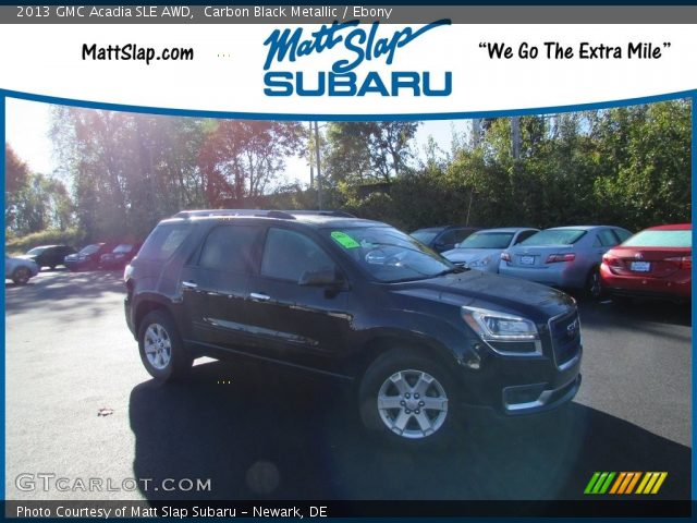 2013 GMC Acadia SLE AWD in Carbon Black Metallic