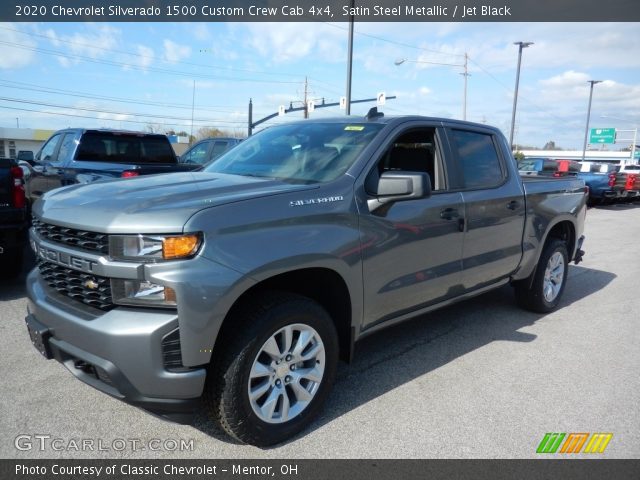 2020 Chevrolet Silverado 1500 Custom Crew Cab 4x4 in Satin Steel Metallic