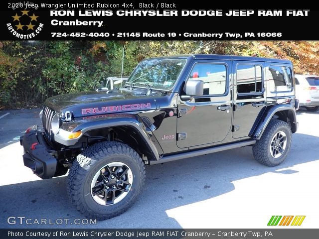 2020 Jeep Wrangler Unlimited Rubicon 4x4 in Black