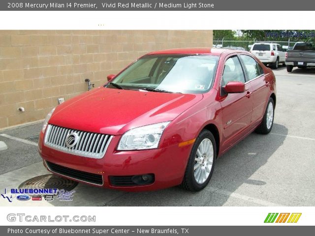 2008 Mercury Milan I4 Premier in Vivid Red Metallic