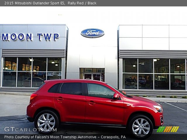 2015 Mitsubishi Outlander Sport ES in Rally Red