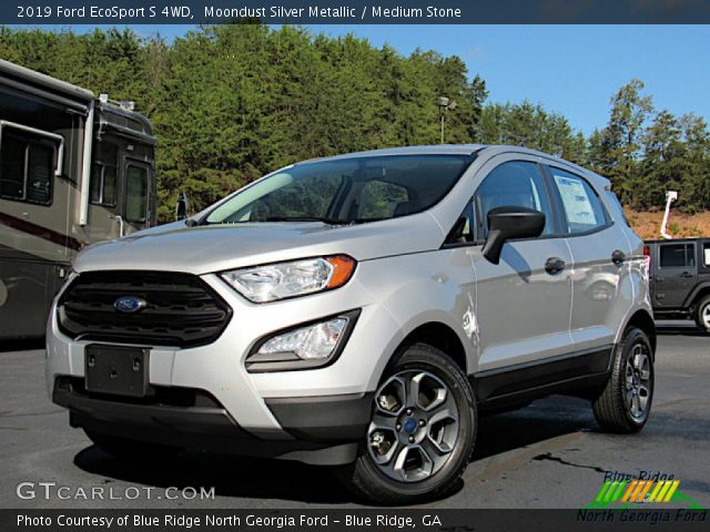 2019 Ford EcoSport S 4WD in Moondust Silver Metallic