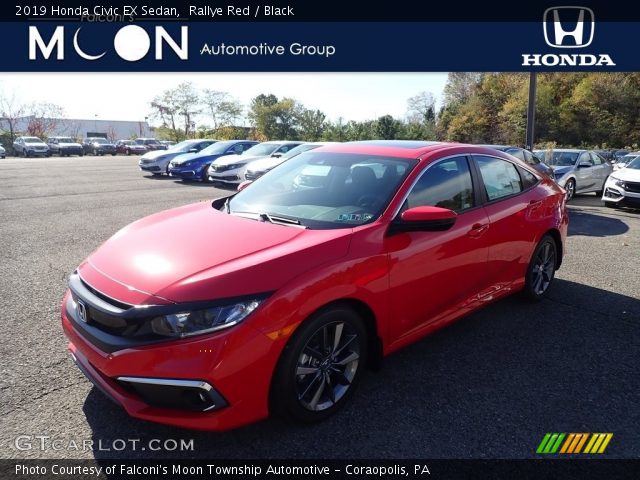 2019 Honda Civic EX Sedan in Rallye Red