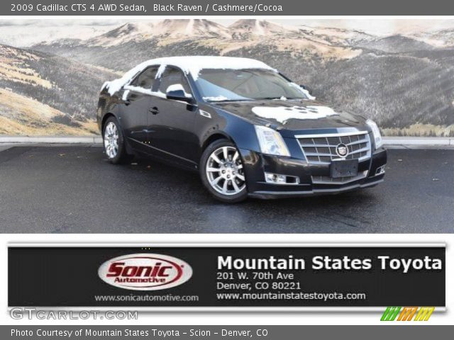 2009 Cadillac CTS 4 AWD Sedan in Black Raven