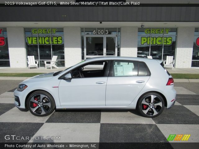 2019 Volkswagen Golf GTI S in White Silver Metallic