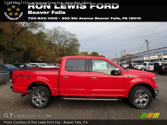 2020 Ford F150 Lariat SuperCrew 4x4 in Race Red